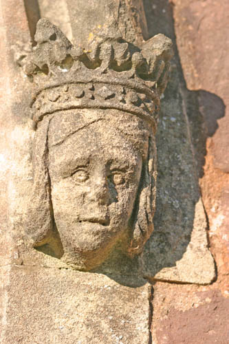Ornamental grotesque on Bickleigh village church