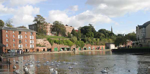 Exeter quayside