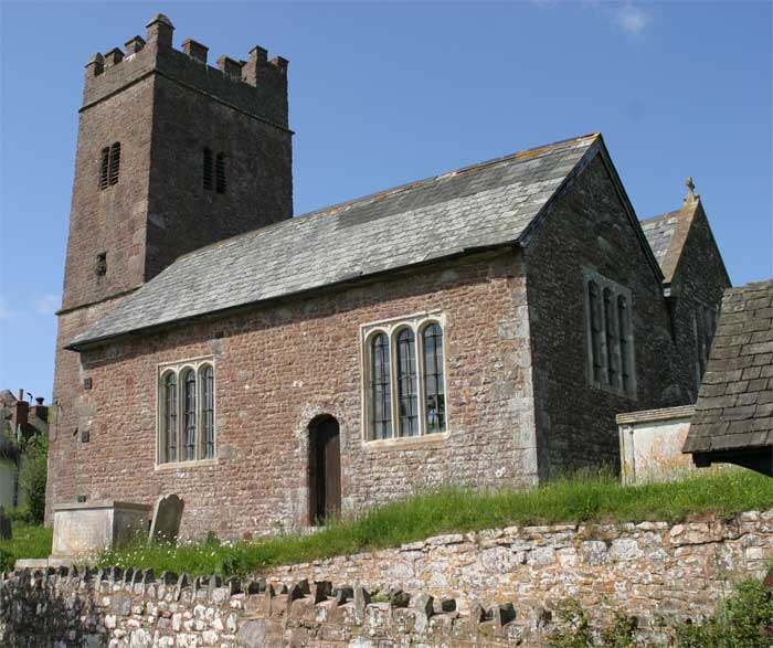 Upton Hellions church, near Crediton